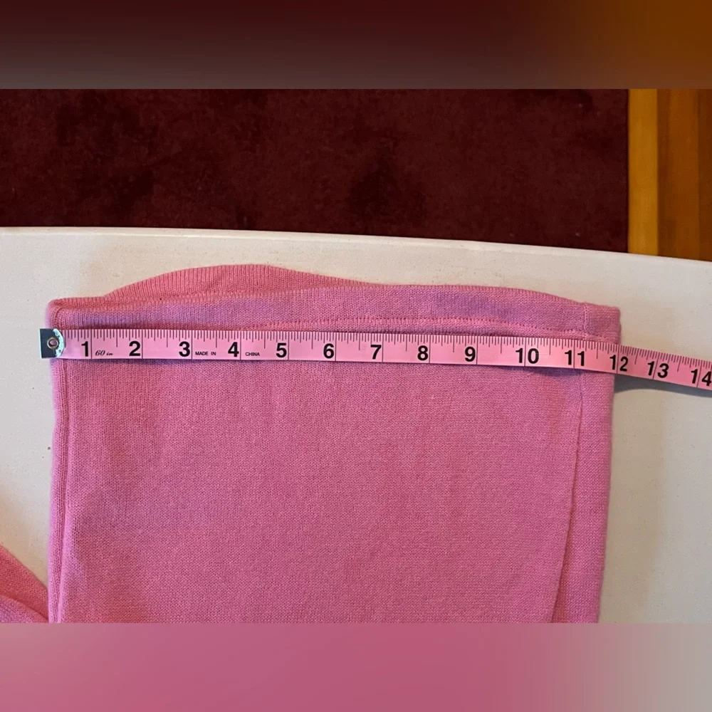 Suzanne Somers Pink Knit Leisure Wear - Picture 15 of 16